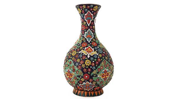 آموزش مینا کاری روی سفال با تکنیک حبابی آموزش مینا کاری روی سفال با تکنیک حبابی