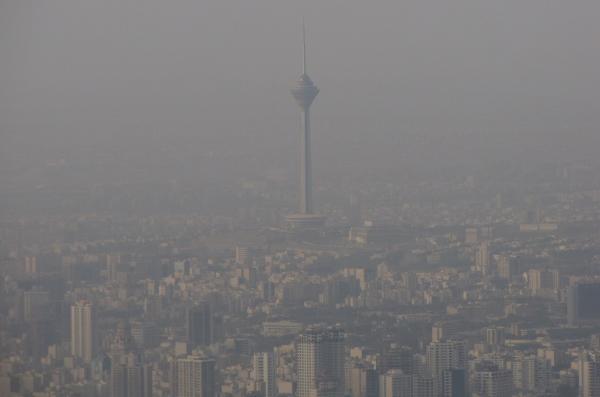 لیست میزان آلودگی هوا در مناطق مختلف تهران و مناطق با وضعیت فهرست اندازه آلودگی هوا در منطقه ها مختلف تهران و منطقه ها با شرایط قرمز