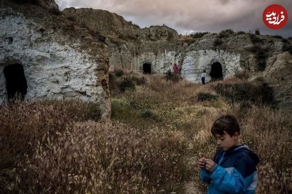 تصاویری از زندگی غارنشین ها در اسپانیا